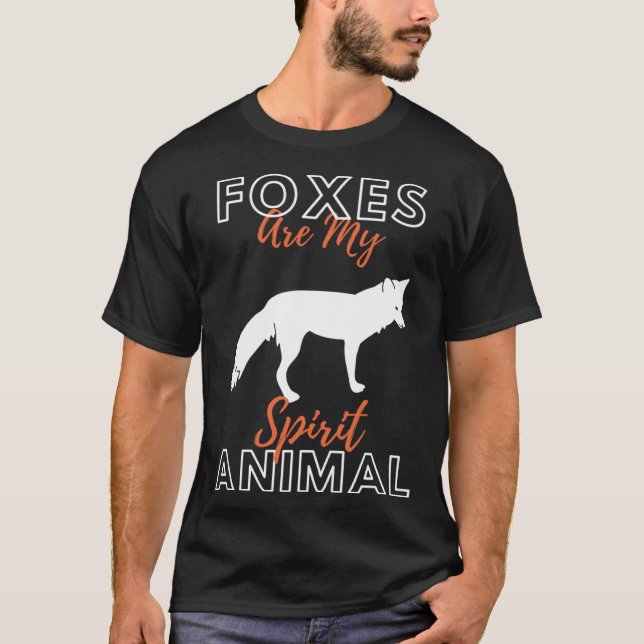 Camiseta Foxes Are My Spirit Animal Forest Animal   Fox (Frente)