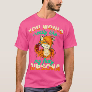 Camiseta Foxi Fersona Fox Com Fúlcera De Furry Fersona F