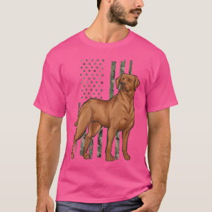 Camiseta Foxred Lab American Flag Fox Red Labrador Retrive