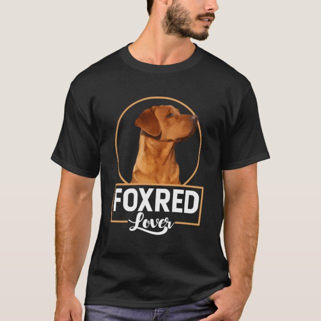 Camiseta Foxred Redfox Labrador Retriever Fox Red (Frente)