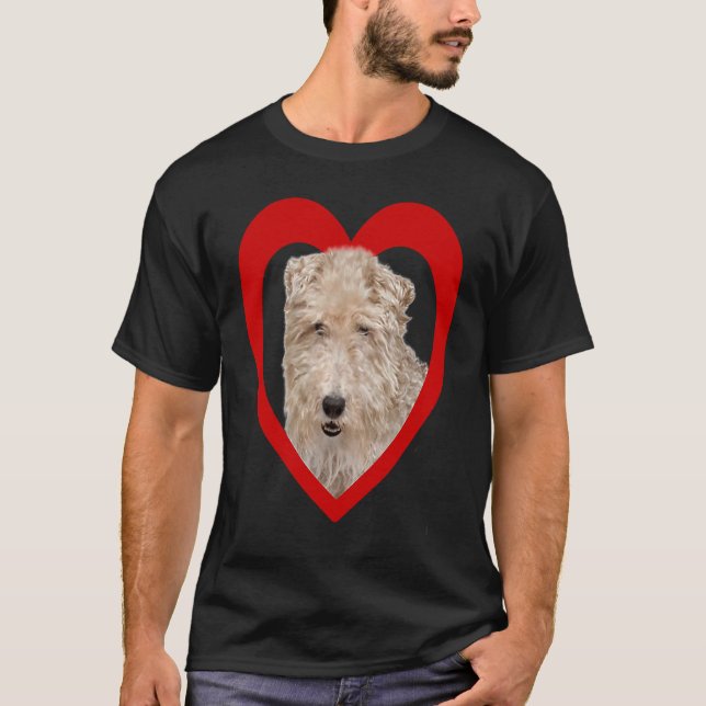 Camiseta Foxterrier Dog Heart Drahthaar Fox Terrier (Frente)