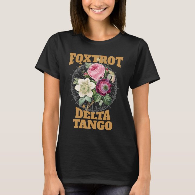 Camiseta Foxtrot Delta Tango, 8647 Anti-Trump (Frente)