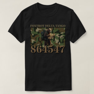 Camiseta Foxtrot Delta Tango Camo Bear