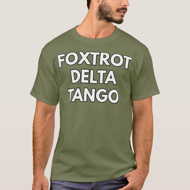 CAMISETA FOXTROT DELTA TANGO FTD (Frente)