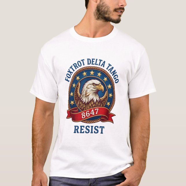 Camiseta Foxtrot Delta Tango Resistir (Frente)