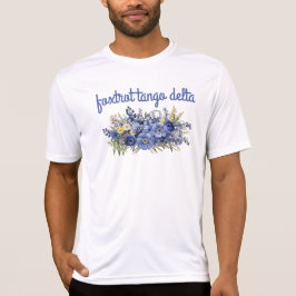 Camiseta Foxtrot Tango Delta Groovy Retro Divertido , foxtr