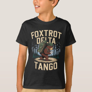 Camiseta Foxtrots Deltas Tangos Engraçado Resistência