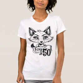 Camiseta Foxy A 50 | 50.a Festa de aniversário Espinho Bran