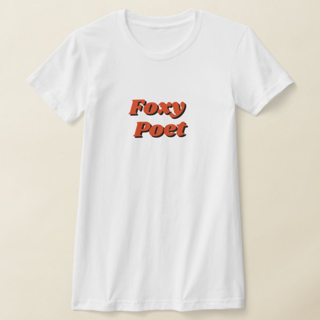 Camiseta "Foxy Poet" (Postura )
