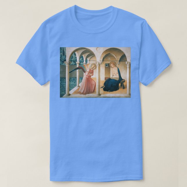 Camiseta Fra Angelico Annunciico Ciclo fresco em San Marc (Frente do Design)
