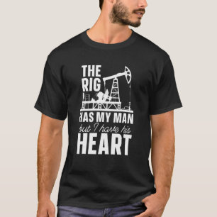 Camiseta Fracker de Fracking de Rig de Furação de Óleo