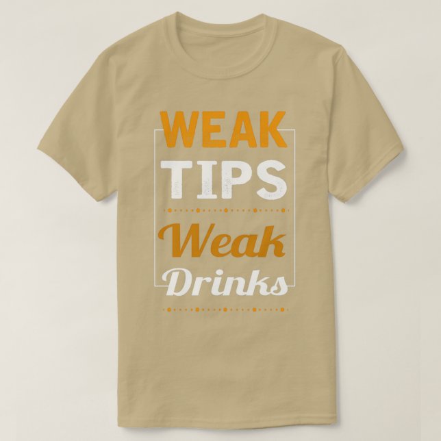 Camiseta Fraco Dica Bebidas Fracas Barman Legal (Frente do Design)