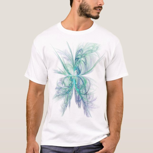 Camiseta Fractal da energia psíquico (Frente)