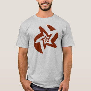 Camiseta Fractal da estrela