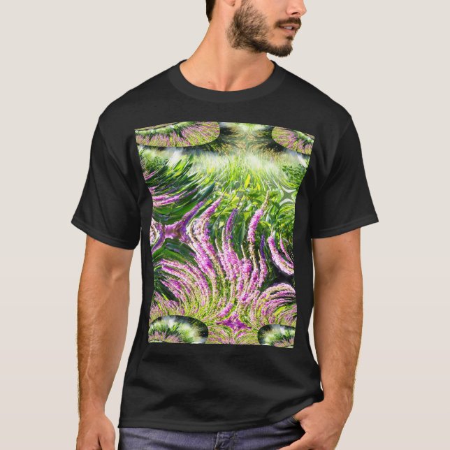 Camiseta Fractal de Paisagem do Cog (Frente)