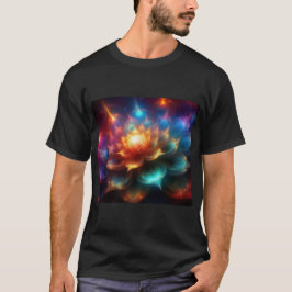 Camiseta Fractal Floral Muito Manipulado