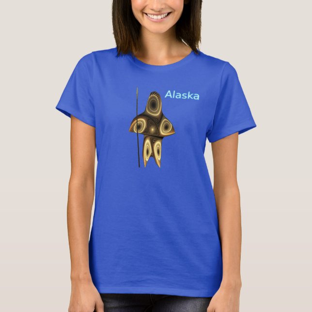 Camiseta Fractal Inuit Hunter (Frente)