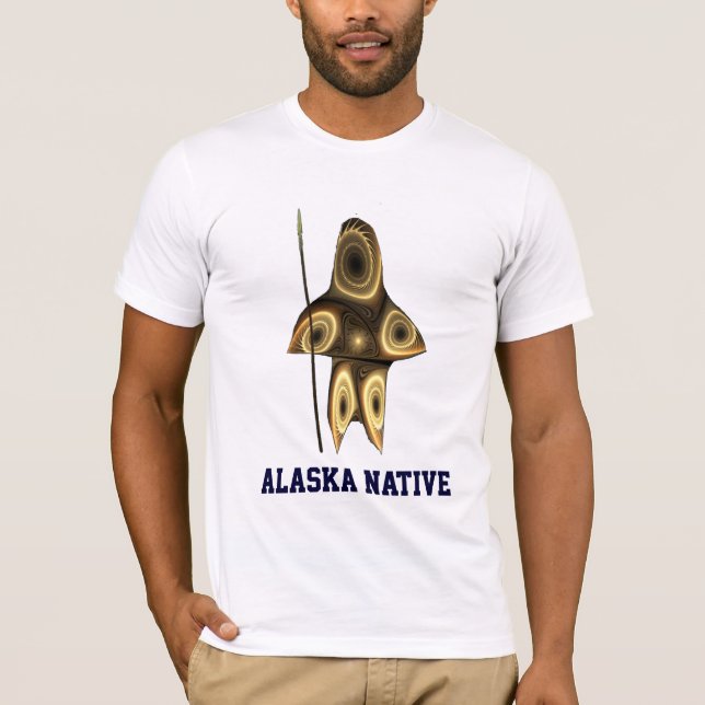 Camiseta Fractal Inuit Hunter (Frente)