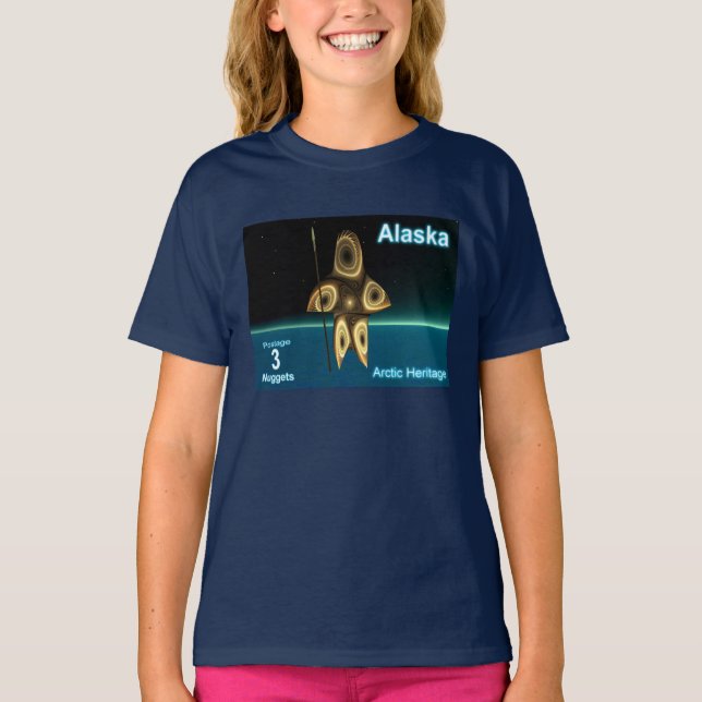 Camiseta Fractal Inuit Hunter (Frente)