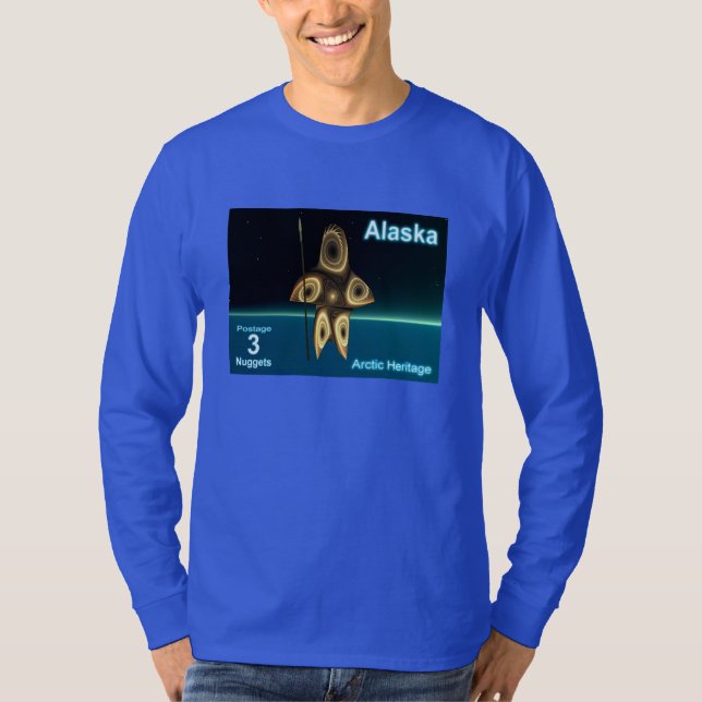 Camiseta Fractal Inuit Hunter (Frente)