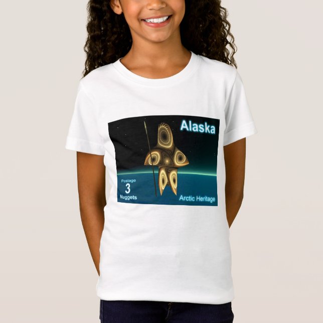 Camiseta Fractal Inuit Hunter (Frente)