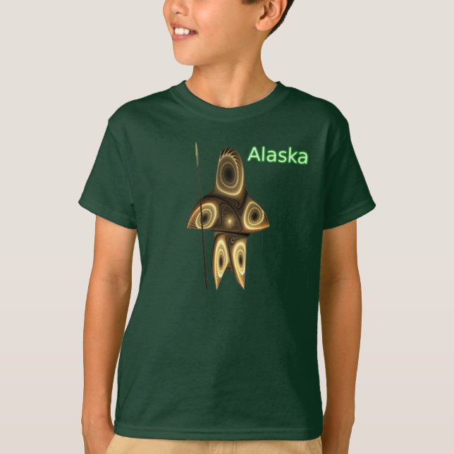 Camiseta Fractal Inuit Hunter (Frente)