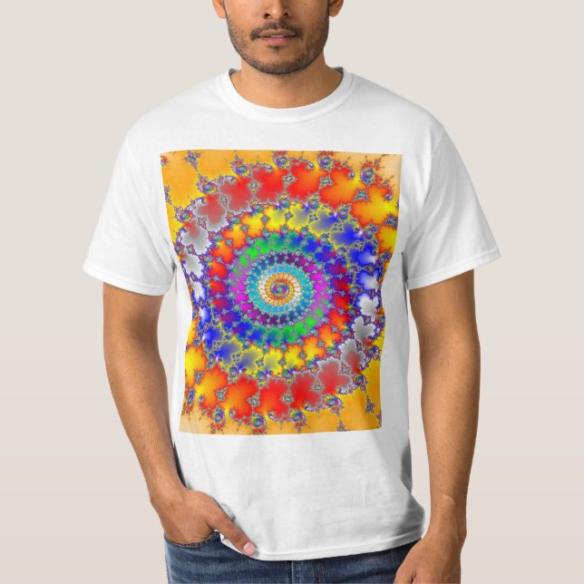 Camiseta Fractal Psicedélico (Frente)