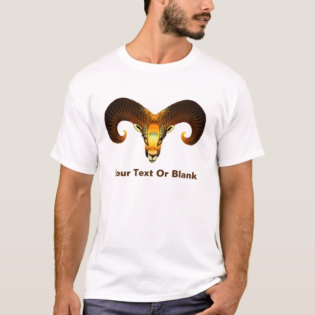 Camiseta Fractal Ram Head (Frente)