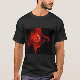 Camiseta FRACTAL ROSA, vermelho