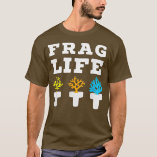 Camiseta Frag Life Coral Reef Saltwater Aquário Aquarista J