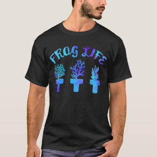 Camiseta Frag Life Coral Reef Saltwater Aquário Engraçado A