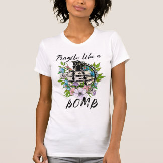 Camiseta Frágil como uma bomba