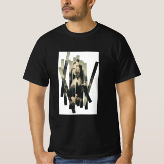Camiseta Fragmented Portrait Tee – Modern Abstract Aestheti