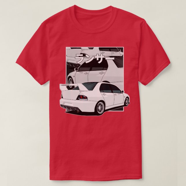 Camiseta Fragmento Lancer Evo9 (Frente do Design)