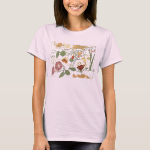 Camiseta Fragmentos florais