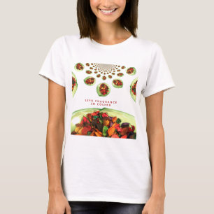 Camiseta Fragrância da vida: Mensagem Inspiracional Potpour