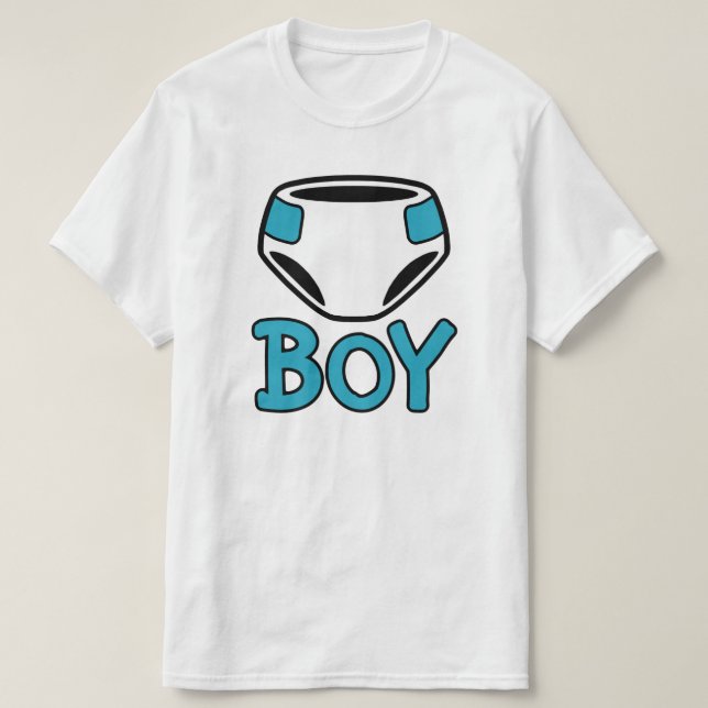 CAMISETA FRALDA BOY (Frente do Design)