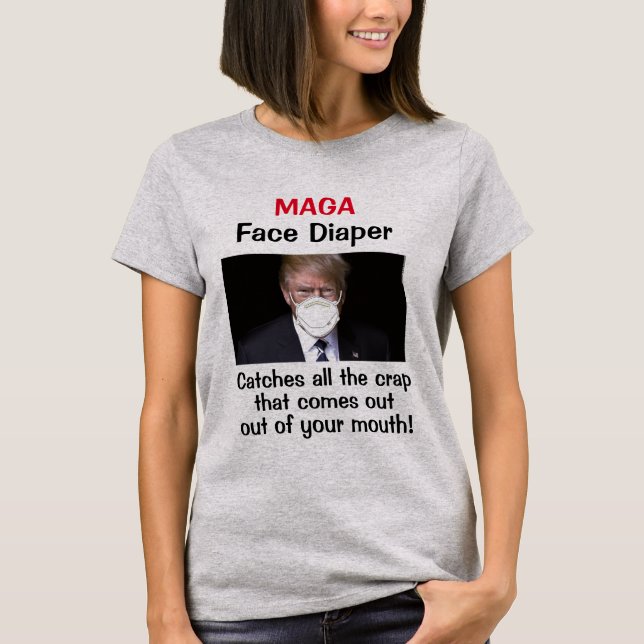 Camiseta Fralda T-Shirt MAGA Face (Frente)