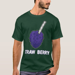 Camiseta Framboesa De Morango Frutas De Verão Vegan Comida