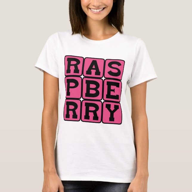 Camiseta Framboesa, Fruta (Frente)