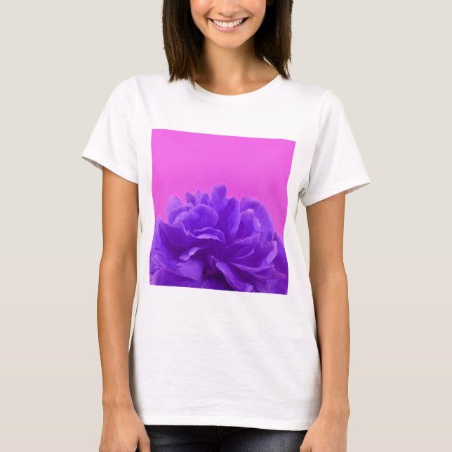 Camiseta Framboesa Roxa Elegante (Frente)