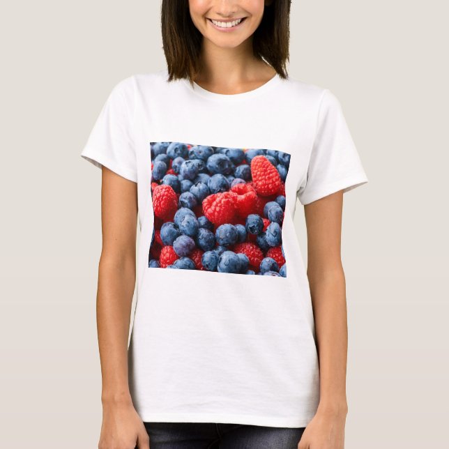 Camiseta Framboesas e amoras-vivas (Frente)