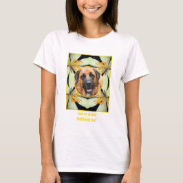 Camiseta Frame de Flor de Raízes de Sangue Brancas Crie sua