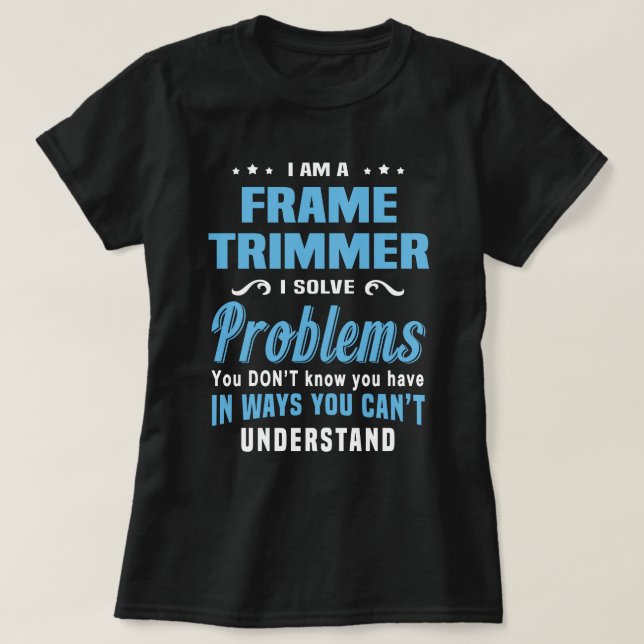 Camiseta Frame Trimmer (Frente do Design)