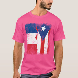 Camiseta França Argentina Flagres Half Puerto Rican French 