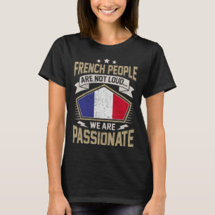 Camiseta França Bandeira Apaixonada por Raparigas e Mulhere