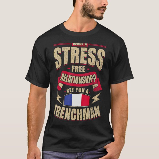 Camiseta França Bandeira Orgulhosa Pessoas Francesas Homens (Frente)