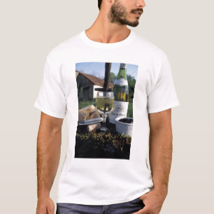 Camiseta França, Borgonha, Chablis. Vinho local e
