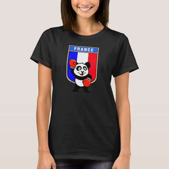 Camiseta França Boxing Panda (Frente)