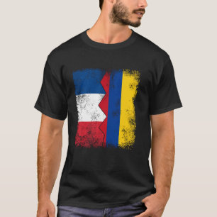 Camiseta França Colômbia sinaliza metade da raiz francesa a